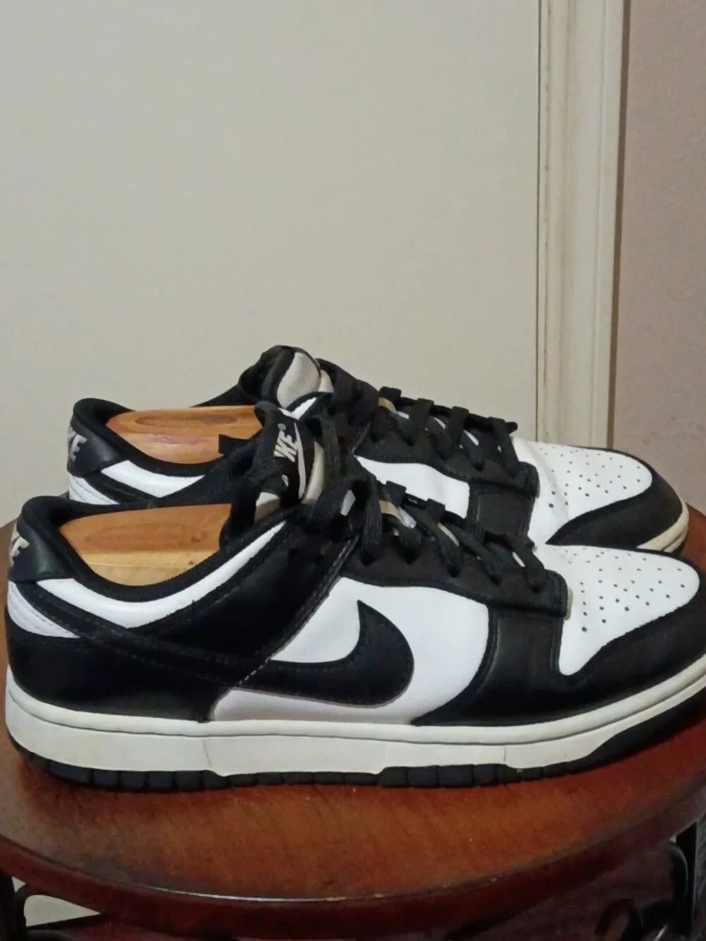 Nike Dunk Low Panda Mens Size 7 Black White Gym Sneaker Casual Shoes DD1391-100